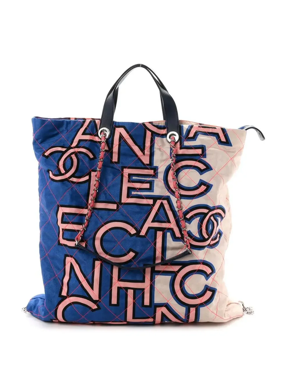 Chanel Nylon Stitched Printed Logo #329706C12B